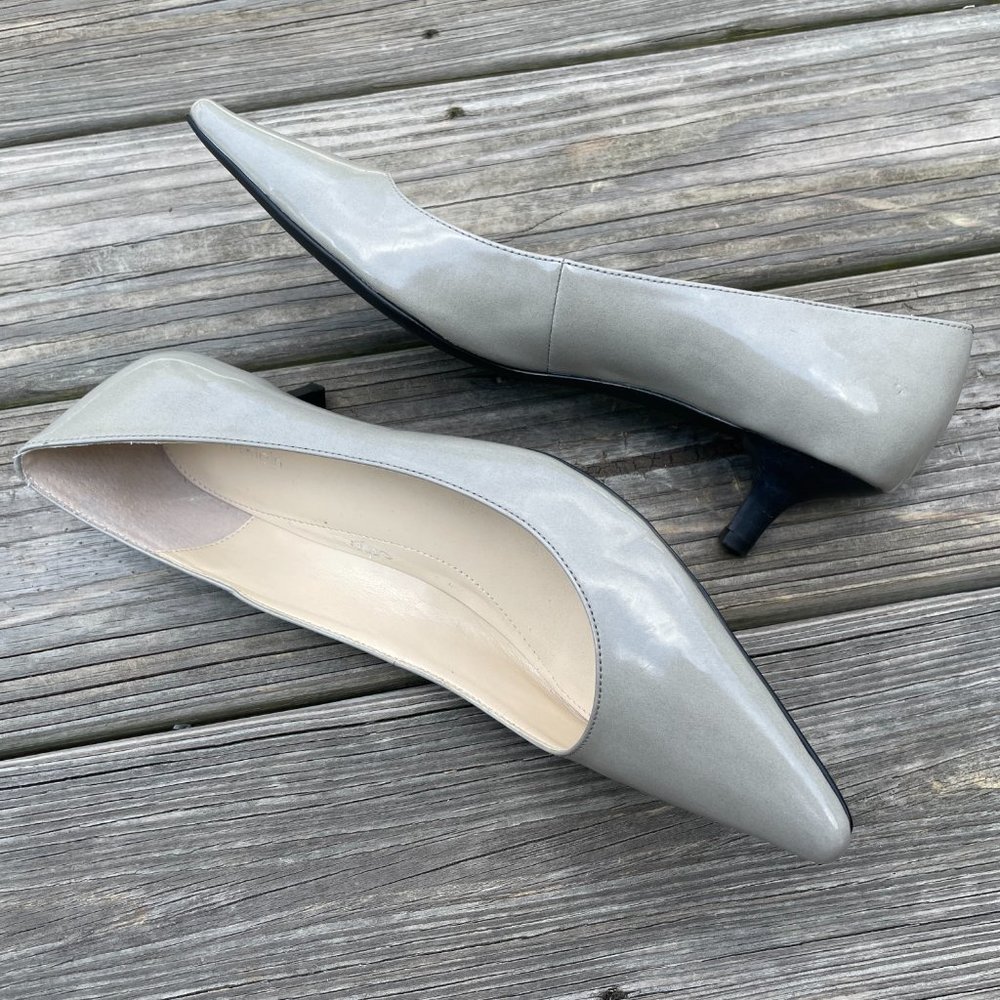 Calvin Klein Women Heel Pump DARA Ladies Patent Le - Picture 3 of 12